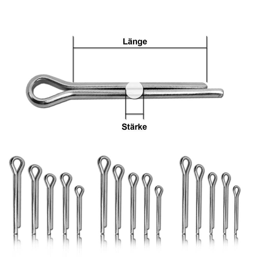 10 stuks roestvrij staal volledige draad staaf schroefdraad M2 M2.5
