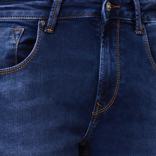 Image of Spykar Men's Skinny Fit Low-Rise Casual Jeans