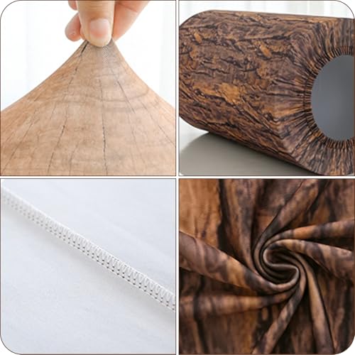 Fundas de soporte de cilindro de tocón de árbol elásticas para fiestas y cumpleaños 4