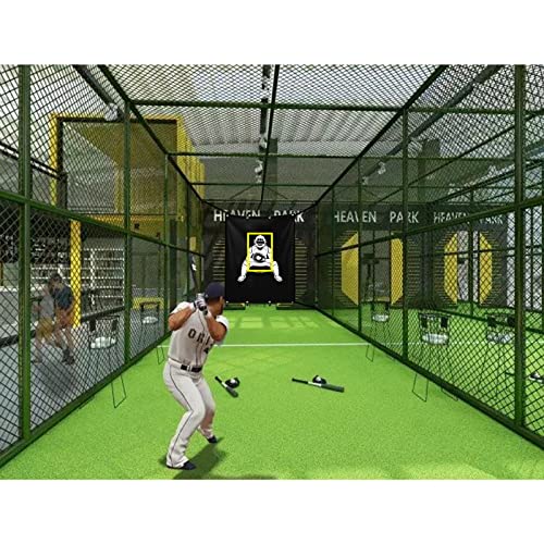 Baseball Backstop 4Ft X 6Ft Batting Cage Target Backdrop With Strike Zone For Baseball Softball Pitching Target Net Training Practice Tool (4Ft X 6Ft-Catcher) #TOP5