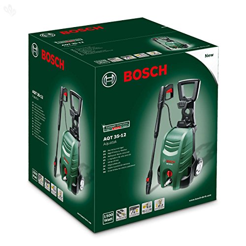 Image of Bosch AQT 35-12 1500-Watt Home and Car Washer (Green, Black and Red)