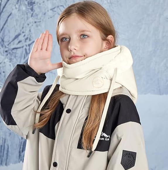 Gorro térmico tipo pasamontañas de forro polar para abrigar a niños 5