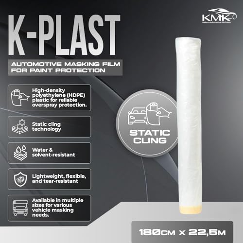 Image of KMK 9202 /180 K-PLAST - 180cm x 22.5m High-Performance Automotive Masking Film