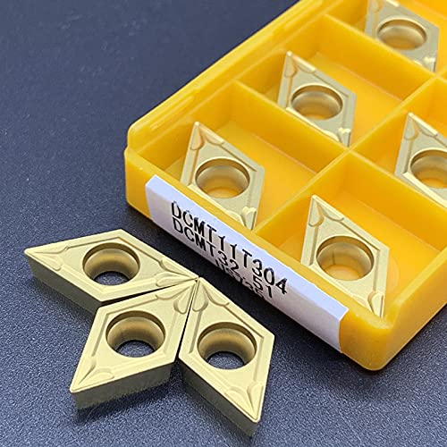 Juego de herramientas de torneado DCMT talla múltiple 10 piezas miniatura 4