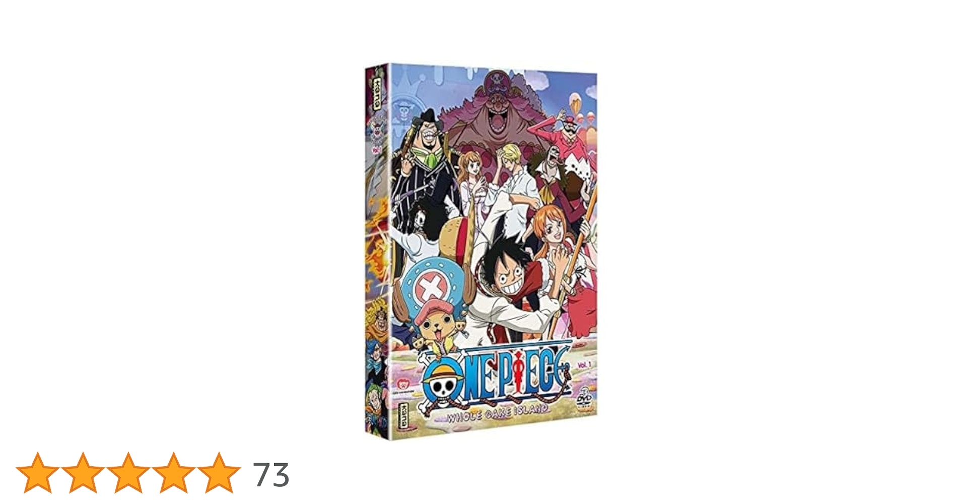 ワンピース　ONE PIECE ホールケーキアイランド編　DVD全巻セット ONE PIECE (ワンピース) DVDセット ホールケーキアイランド編 〇