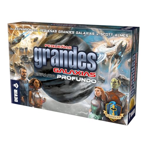 Devir, Pequeñas Grandes Galaxias Espacio Profundo, Expansión de Juego de Mesa, Juego en Solitario, Juego Rápido (BGGALESP)
