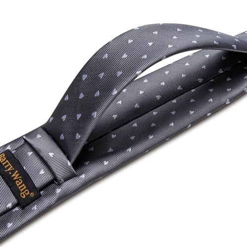 Image of Barry.Wang Fun Animal Ties for Men Designer Handkerchief Cufflink WOVEN Casual Necktie Set Festival