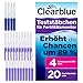 Kinderwunsch-Fertilitätskit-Nachfüllpackung für Clearblue Fertilitätsmonitor Advanced: 20 Fruchtbarkeits- / Ovulationstests & 4 Schwangerschaftstests