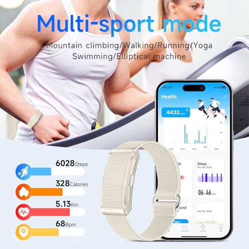 Smart Band Fitness Tracker Fitness Wristband Step Counter Pedometer Heart Rate Monitor Sleep Tracker Activity Trackers with Steps Distance Calories Counting Compatible with Android iOS Phones - Image 4