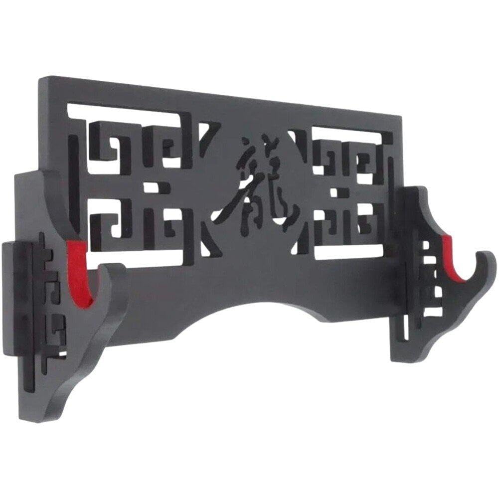 Support de katana en velours mural de style Tai Chi Bagua pour sabre