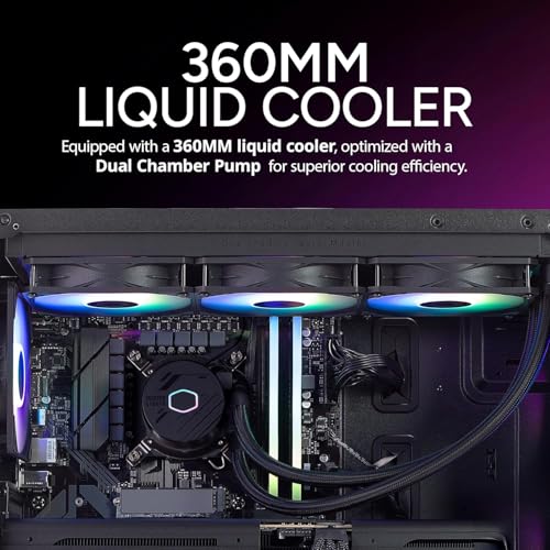 Image of Cooler Master TD5 Pro Gaming PC RYZEN 7 9800X3D RTX 5080 ATX Desktop PC | AMD Ryzen 7 9800X3D + NVIDIA RTX 5080 16GB Gaming PC, 32GB DDR5 6000MHz, 2TB M.2 SSD, 360mm AIO Cooler, Windows 11