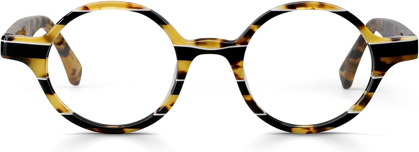 eyebobs - Wisecracker | Premium Reading Glasses for Men and Women | Round Frame for Average Faces | Available in 0.0x - 4.0x