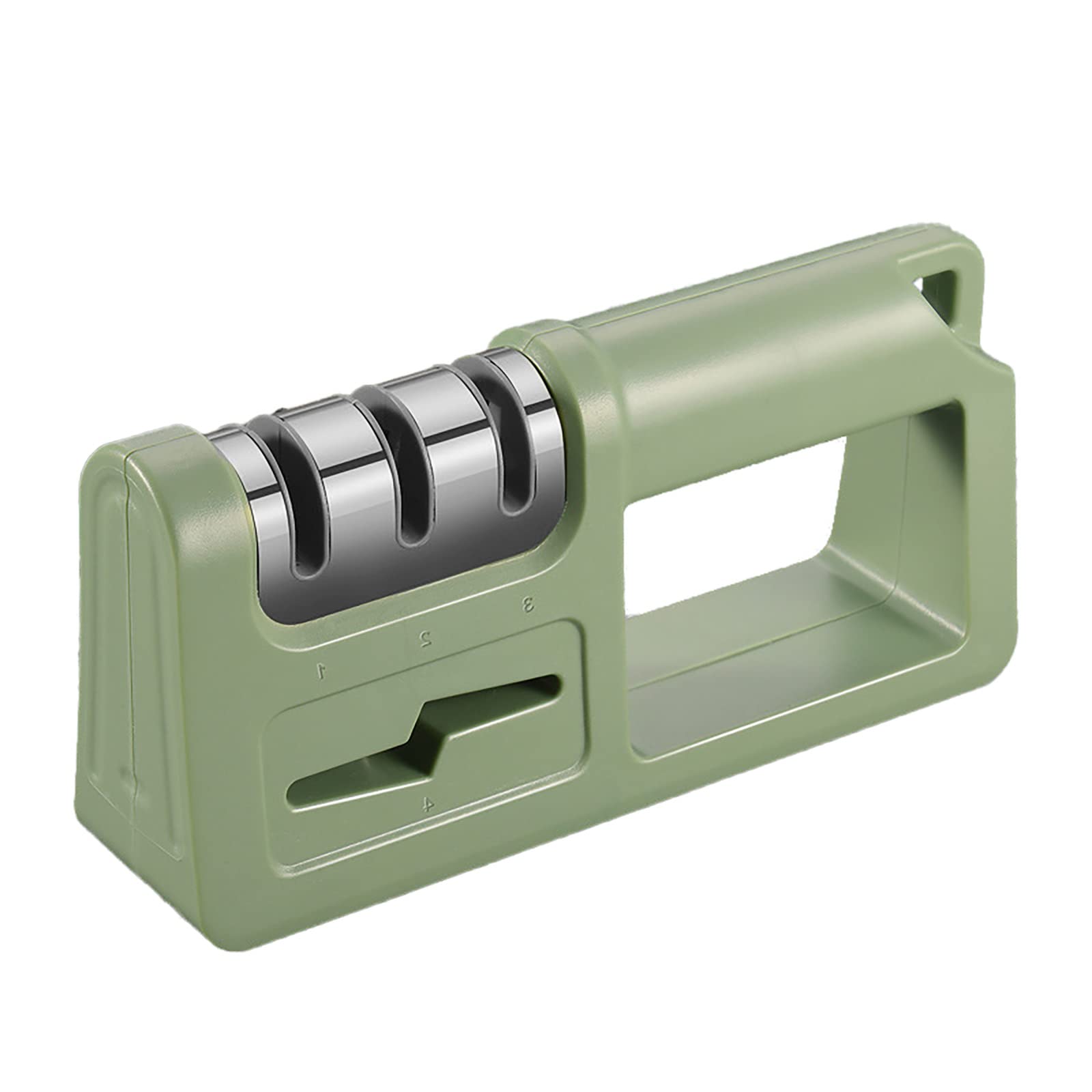 FatPnut 4-in-1 Knife Sharpeners for Kitchen Knives, kitchen knife sharpener, Repair, Restore, Polish Blades for All Type Knives Includes Scissors KS-01-M (Mint)