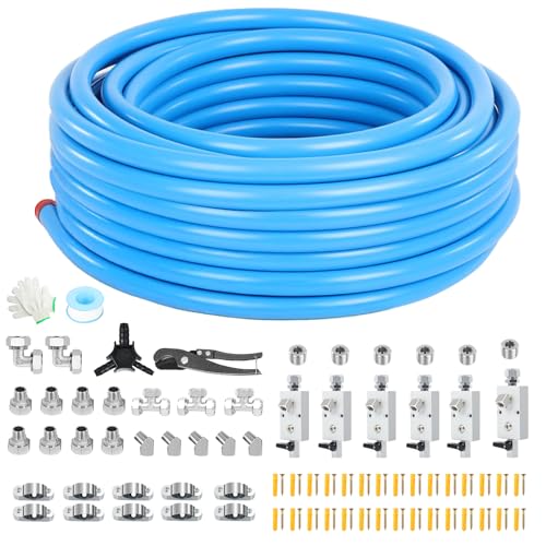 Compressed Air Line Kit 1/2” x 100ft, Shop Air Line Kit,
