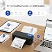 ETIKEZ Bluetooth Shipping Label Printer, 4x6 Thermal Label Printer for Business Parcels, Supports iOS, AndroidWindows & Mac, Compatible with Amazon, Shopify, Etsy, Royal Mail, Evri, DPD,DHL, Black