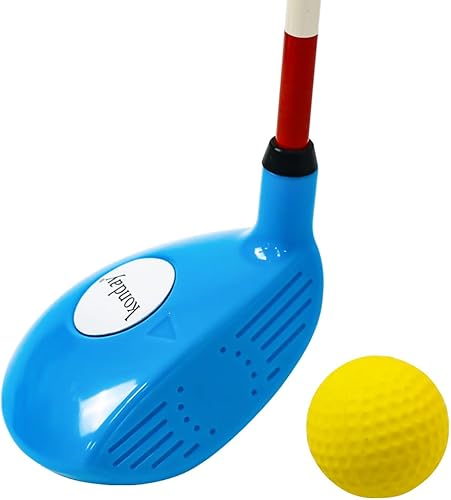 Miniatura 5 de Juego de palos de golf para niños, juego de golf KONDAY Kids, incluye unidad, plancha, putter, bolsa de transporte y pelotas suaves para mano derecha