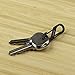 Nite Ize BigRing Steel S-Biner - Key Holder with Carabiners - Heavy-Duty Organizer with Black & Stainless Steel S-Biners - Key Ring & Keychain Accessories
