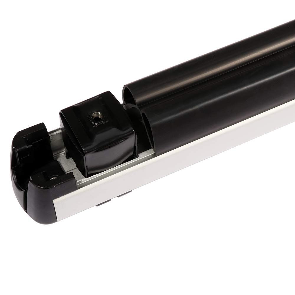 AZHZ 2PCS Universal Rack Ski Rack Ski and Snowboard Carrier w/Key Snowboard Roof Rack Ski Carriers