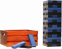 Vista 52 de Tailgating Pros Maderas gigantes de primera calidad con caja manchada: ¡elige los colores de tu equipo! Juego de patio al aire libre gigante