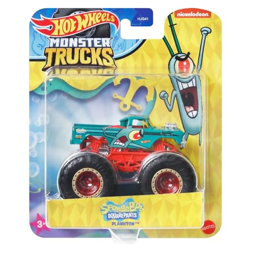Hot Wheels Plankton Monster Trucks - Bob Esponja Squarepants Series
