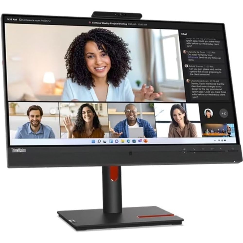 Amazon.com: Lenovo ThinkVision T24mv-30 24 Class Webcam Full HD
