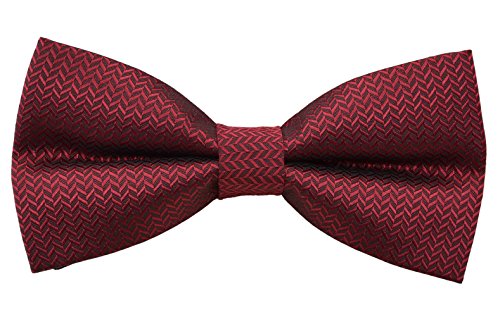 Image of Bow Tie for Men & Boys, Pre-Tied Bowtie Adjustable 9-18in, for Formal Tuxedo, Prom Party, Wedding