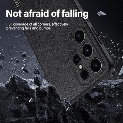 Coque aspect bois pour Samsung Galaxy S23 avec silicone mat élégant