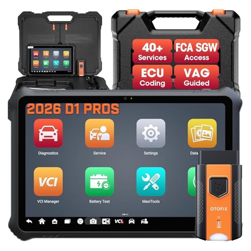 Image of OTOFIX D1 PROS ECU Coding Diagnostic Scanner, Bi-Directional Scan Tool, 2 Years Updates, FCA Renault SGW, 5X AutoScan 2.0, 40+ Resets, CANFD DoIP, VAG Guided, All System Scan Tool, Upgraded of D1