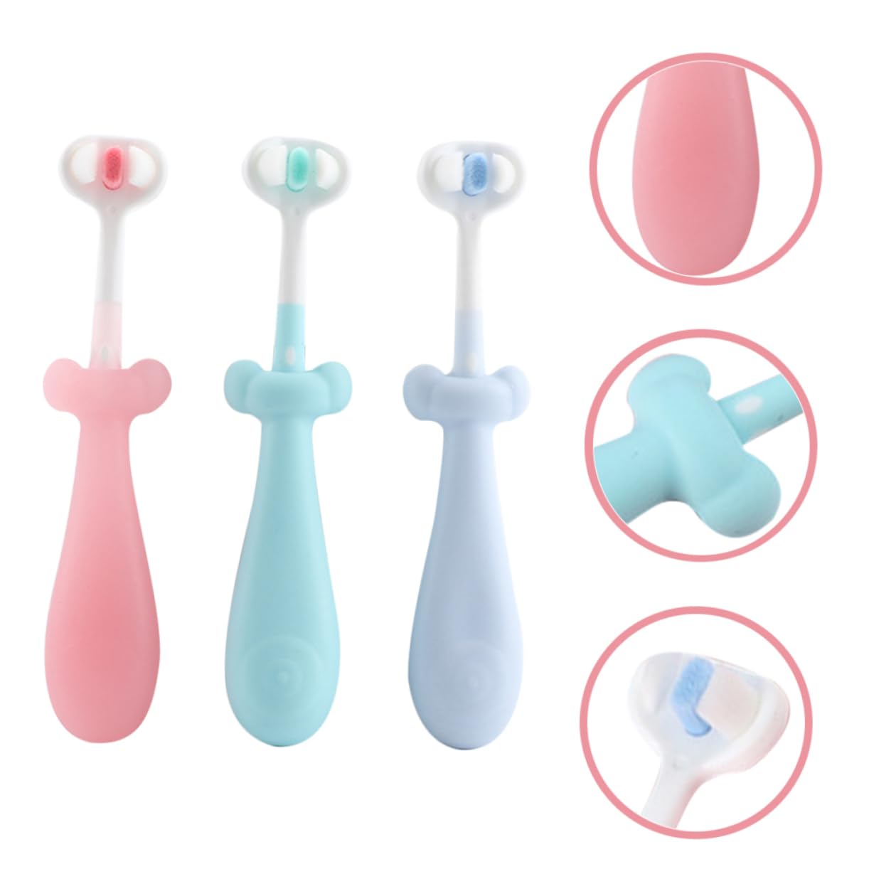 15piezas Cepillos De Dientes Infantiles Cerdas Suaves Diseño Antideslizante y Atractivo Para Niño Niña Cepillo De Dientes Para Bebés y Niño Niña Para Cuidado Oral Diario