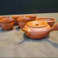 Amazon.co.jp: 村越 風月 常滑名工 村越風月 横手 湯呑 さまし