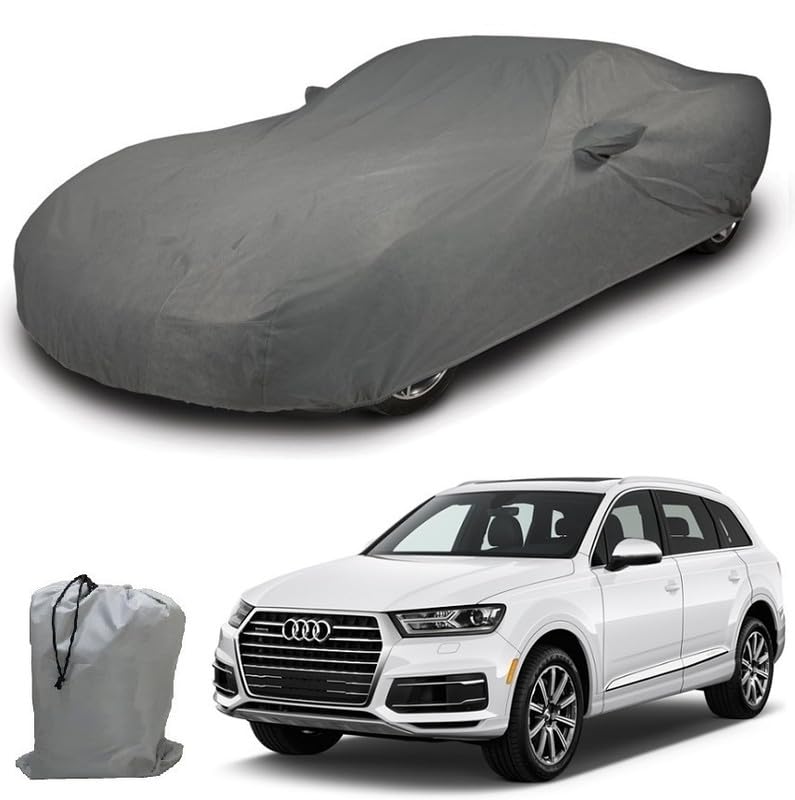 Image of ARCUATE Triple Layer Custom fit Car Body Cover for Audi Q8 |Top Layer Dustrproof | Middle Layer Waterproof | Bottom Layer Scratch Protection | Outdoor Indoor Fabric