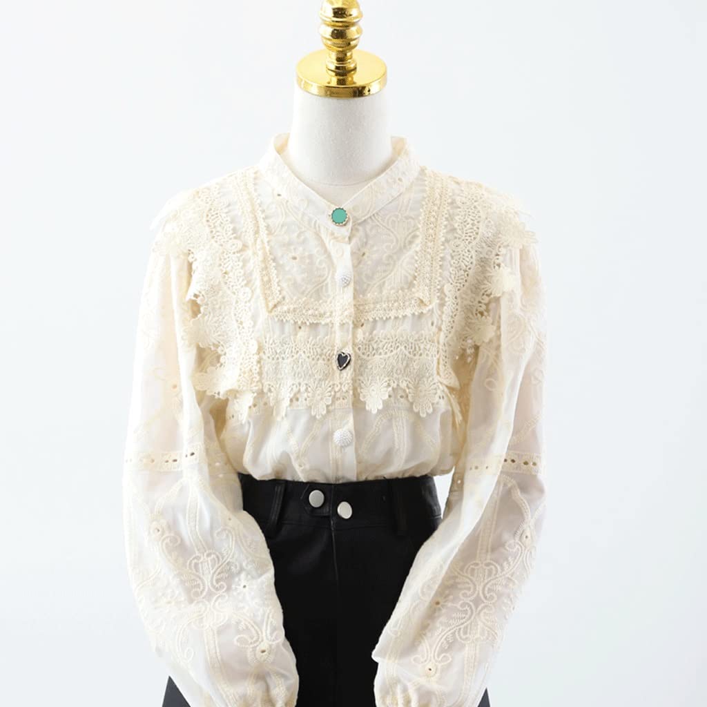 XYZMDJ Lace Shirt Summer Women