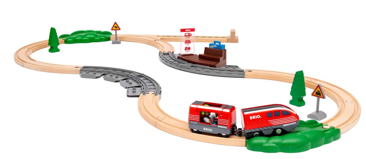 Kit De Tren Brio Con Motor De Tracción – 28 Piezas De Construcción Sin Pilas, Para Niños +3 Años