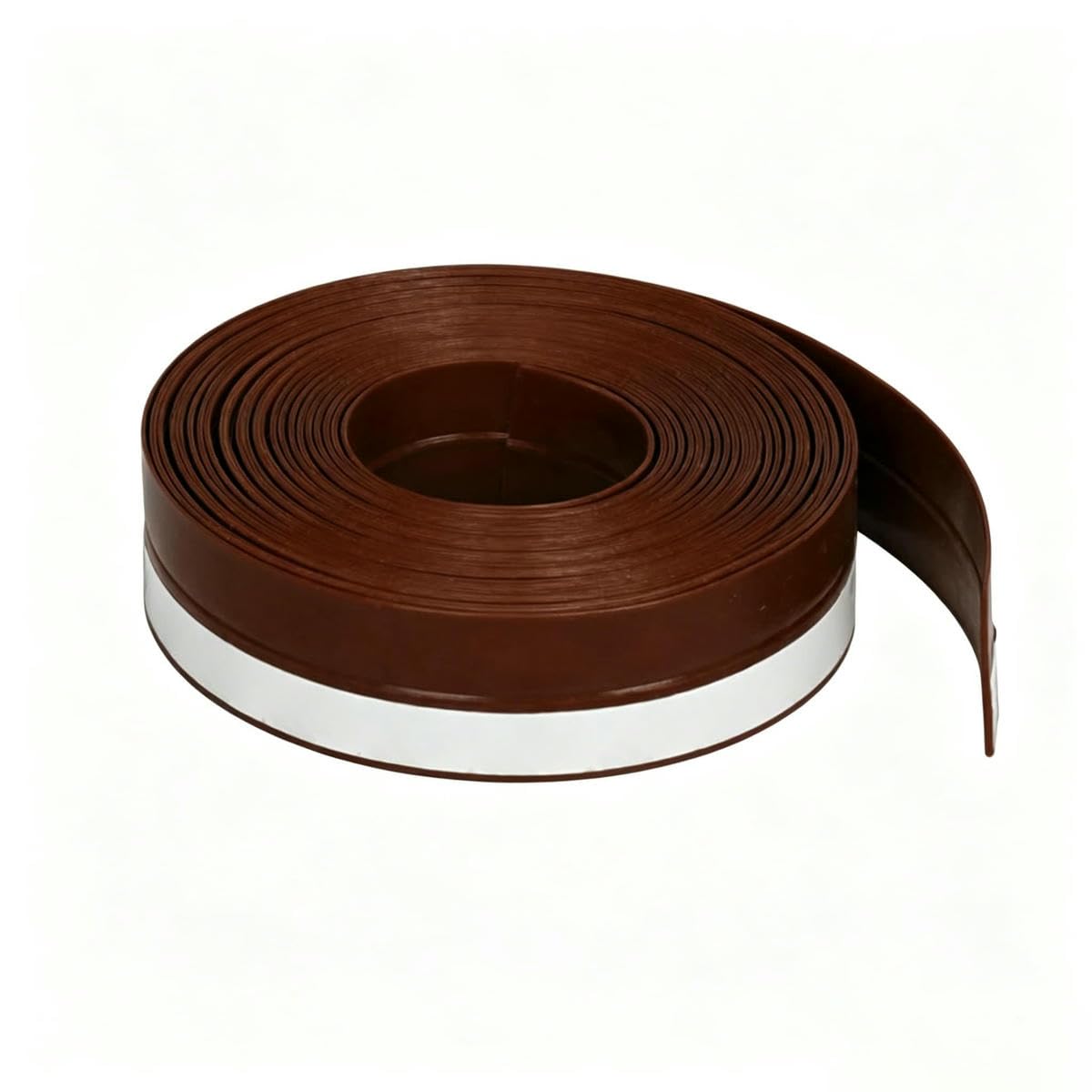 Window Self Adhesive Dustproof Draught Strip Weatherstrip Seal Silicone Door-Brown-45mm-1 Meter