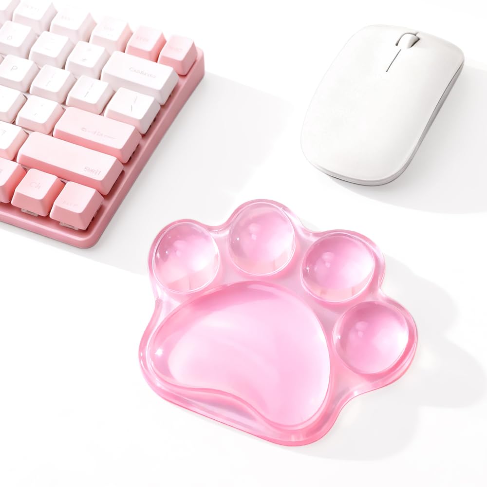 Cute Cat Paw Wrist Rest Pad - Pink