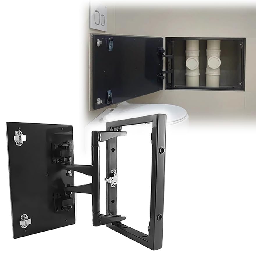 Panel de acceso de fontanería de metal blanco ajustable para pared y techos domésticos