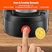Chefman Single Serve Coffee Maker: K-Cup & Ground Compatible, Single Cup 6-12 oz Portable Drip Coffee Machine with Filter - Perfect for College & Coffee Lovers,Black