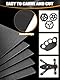 Kalolary Carbon Fiber Board Plate, 3K Real Kohlefaser Blätter in 0,5mm-5mm Plain Weave Sheets 100% glänzende Oberfläche (Plain Weave, 400 * 400 * 2,5mm)