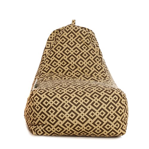 Image of Style Homez Hackey Cotton Canvas Geometric Printed Bean Bag XXL Size Filled with Beans Fillers