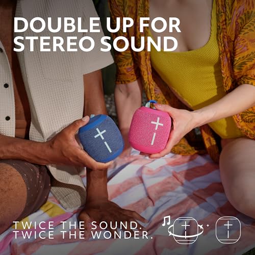 Image of Ultimate Ears WONDERBOOM 4 Portable Waterproof Bluetooth Speaker with Balanced 360-Degree Sound and Bass, Dustproof Floating Speaker with 131ft (40m) Range - Sand