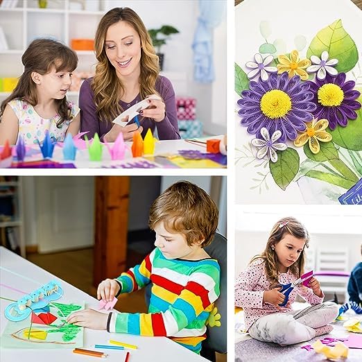 Attrezzo Per Quilling Della Carta - Crimper Con 6 Dimensioni, Per Creare Decorazioni Fai Da Te - Foto 6