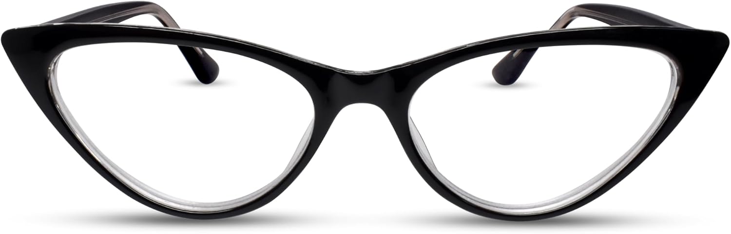 Black Small Funky Cat Eye Reading Glasses for Women Jamaica Ubuy - Main Image