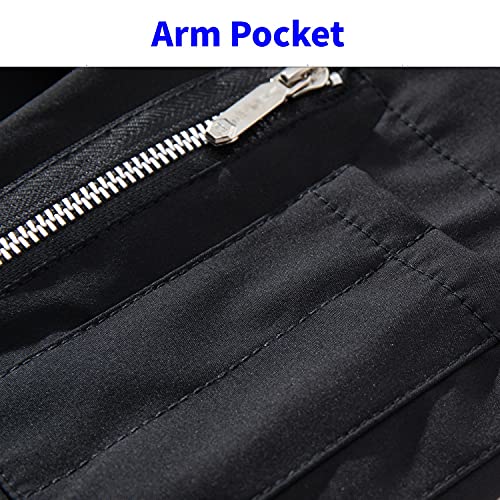 TLZC Men's Lightweight Bomber Jacket Windbreaker Slim Fit Active Coat Outerwear4