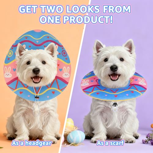 Disfraz para perro SCENEREAL Conejo de Pascua Mediano miniatura 2