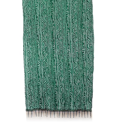 Image of Women's Art Silk Bandhani Print Dupatta with 2.20 Meters | Women's cotton printed dupatta with tassels