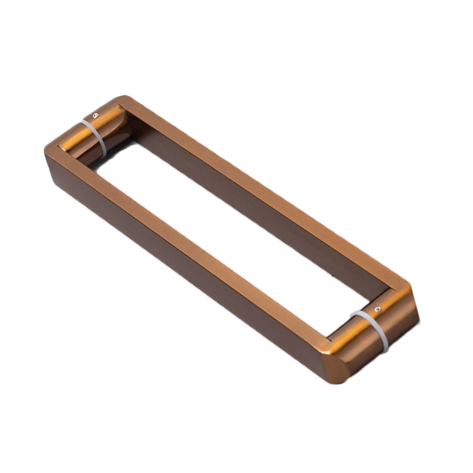 Poignée de porte de douche rectangulaire inox pour remplacer un tirant