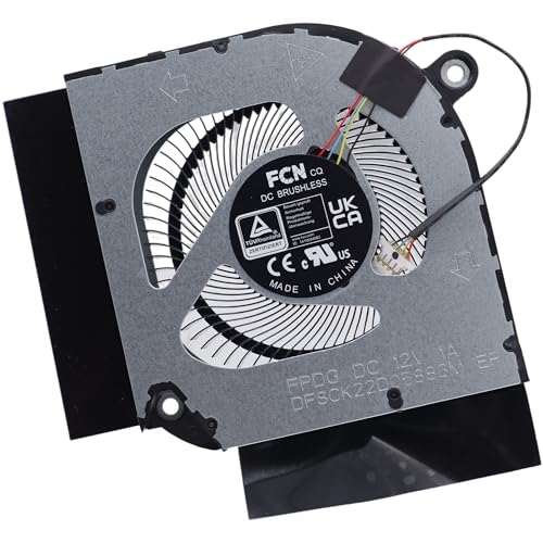 Deal4GO 12V GPU Graphics Cooling Fan 23.QFJN2.002 Replacement for Acer Nitro 5 AN515-58 AN517-55 AN515-46 AN517-42 AN515-58-525P