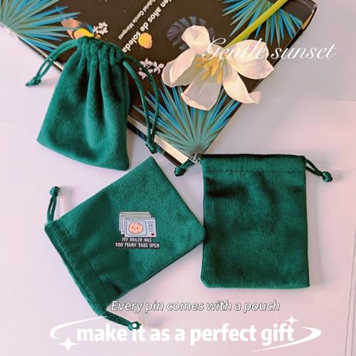 Enamel Pin,My Brain Has Too Many Tabs Open Lapel Pin,Humorous Badge,Website Page Brooch,Gift For Coworkers Teens GFF Friends,Denim Jacket Canvas Bag,Backpack,Canvas Bag Accessory,DIY Decor3