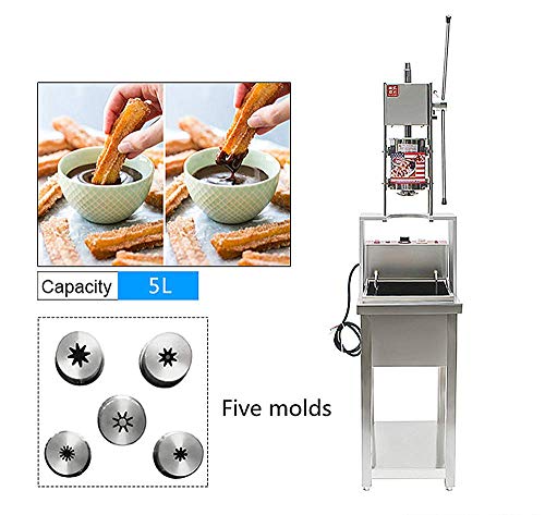 BAOSHISHAN Churros Maker Maschine für Churros 5L Spanischer Churro, der Ausrüstung mit Fritteuse 20L Herstellt – Bild 3