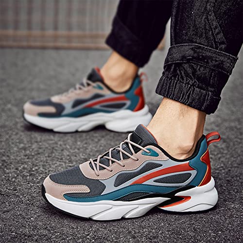 Mens Running Shoes Lightweight Athletic Walking Sport Tennis Shoes Fashion Sneaker Men's Lace-Up Sneaker3